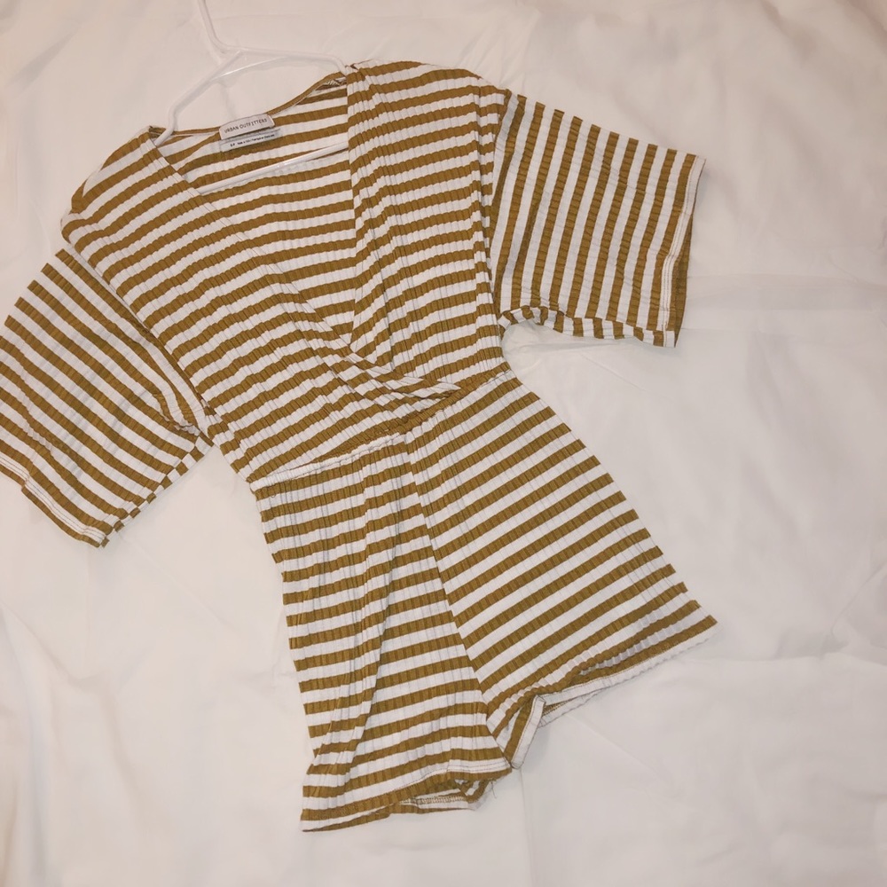 Urban outfitters striped romper